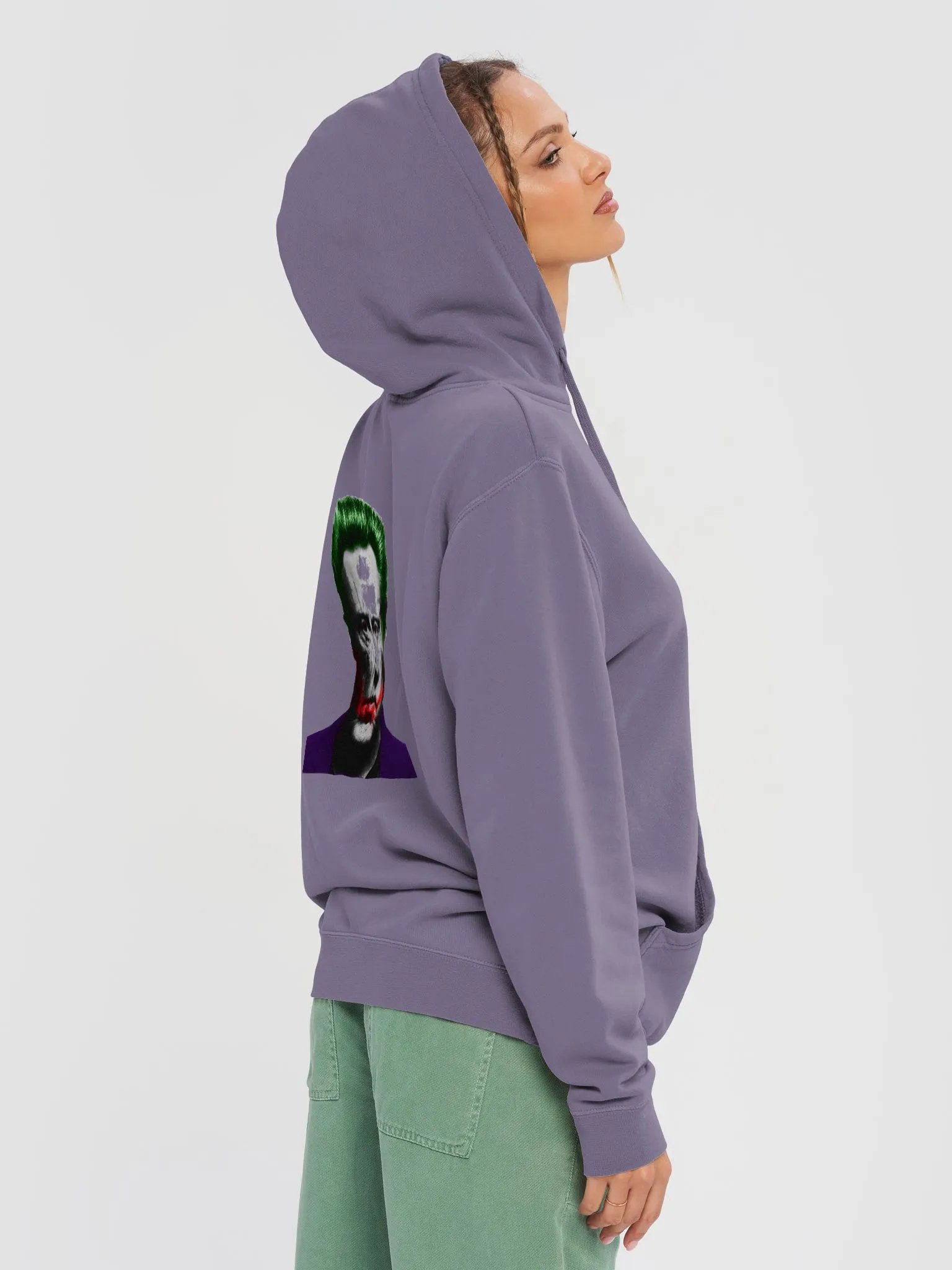 Christopher Inspired Clown | Pigment-dyed Vintage Hoodie product image (5)