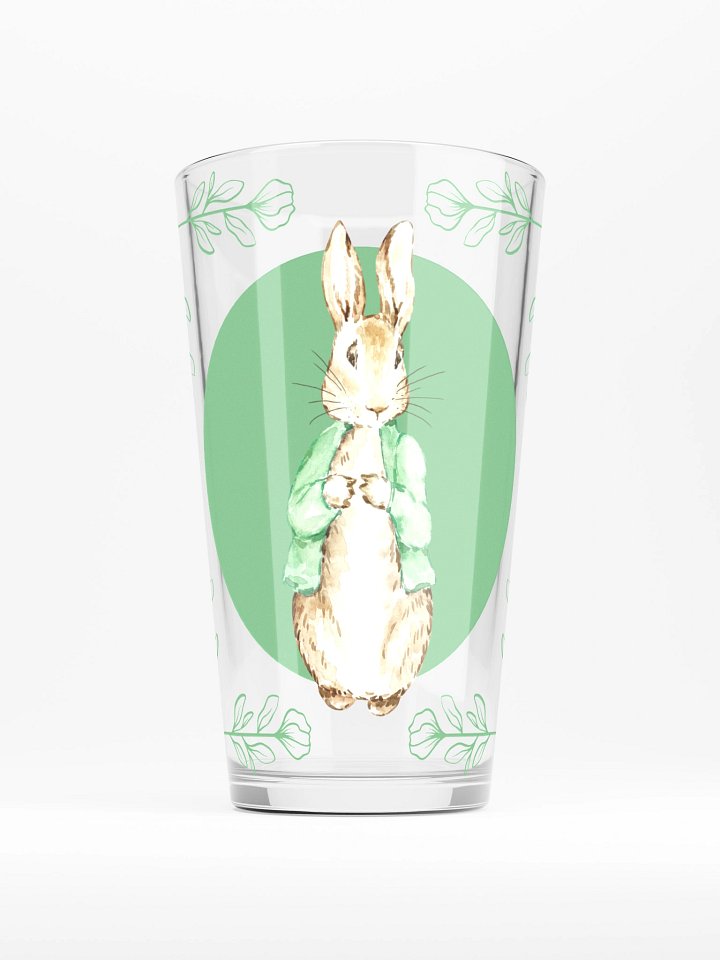 Whimsical Rabbit Shaker Pint Glass product image (1)