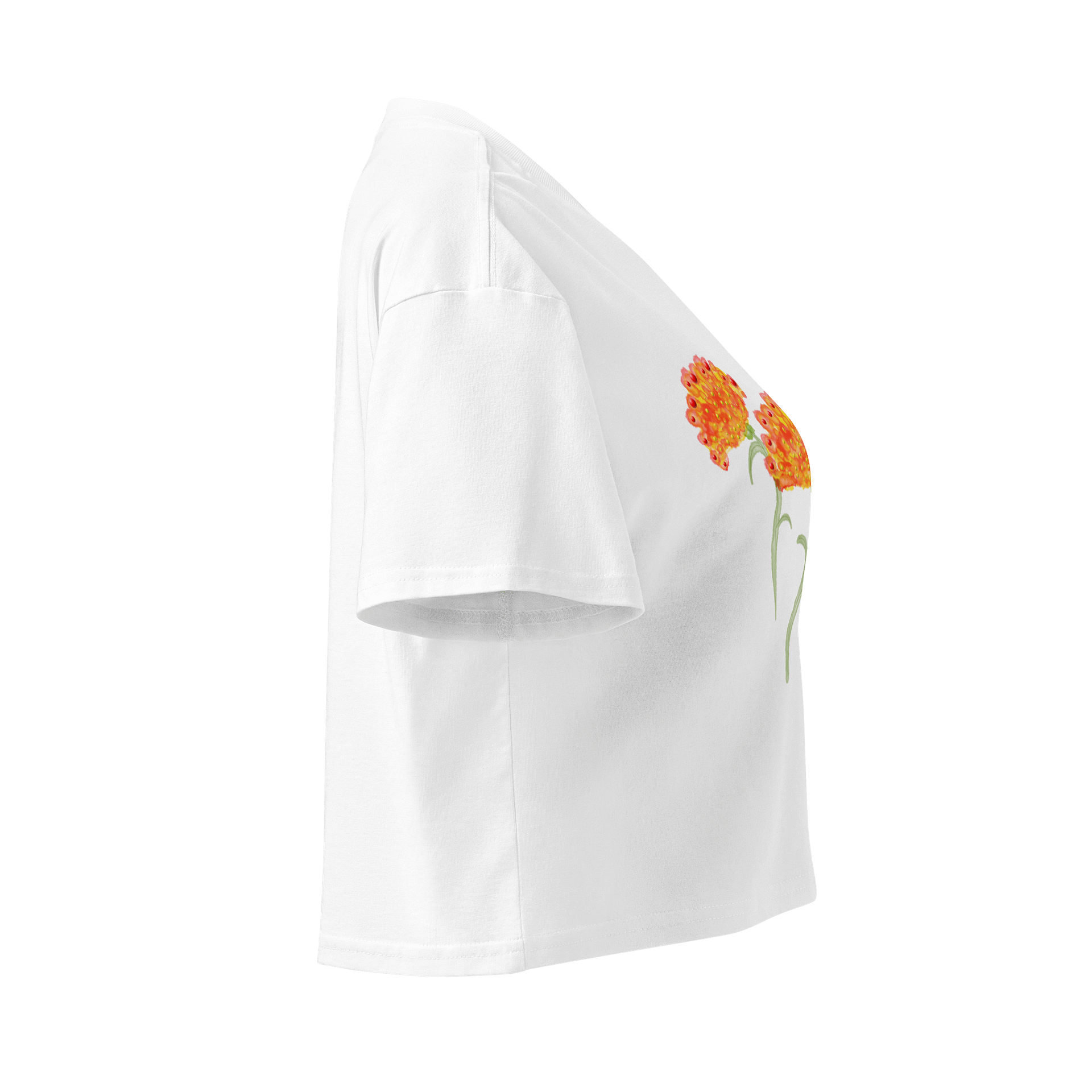 Clustered Orange Blossom Women's Crop Top product image (28)