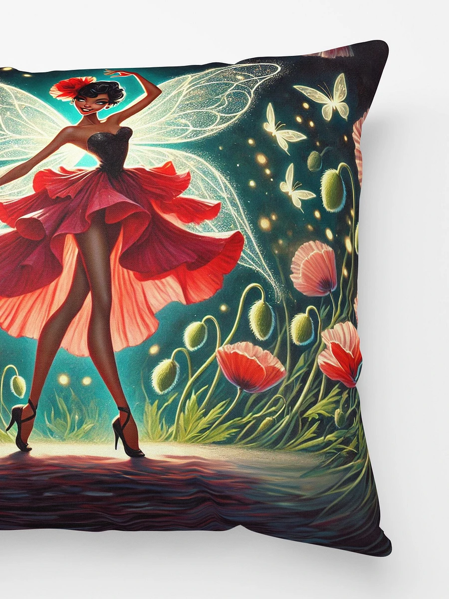 Beautiful Poppy Fairy Throw Pillow product image (3)