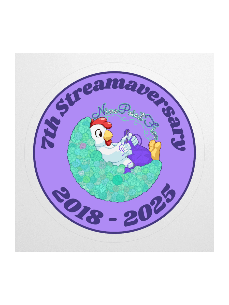 7th Streamaversary Sticker product image (2)