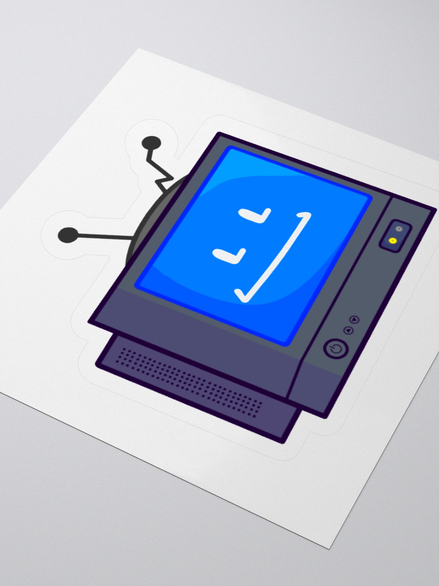 Happy TV Kiss-Cut Sticker product image (3)