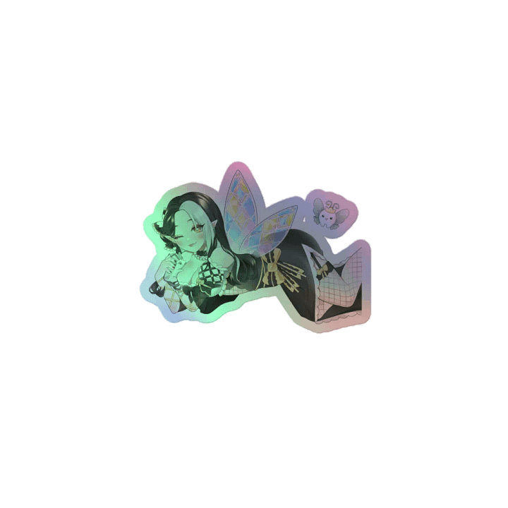 Aira's Cozy Bedroom Holo Sticker product image (1)