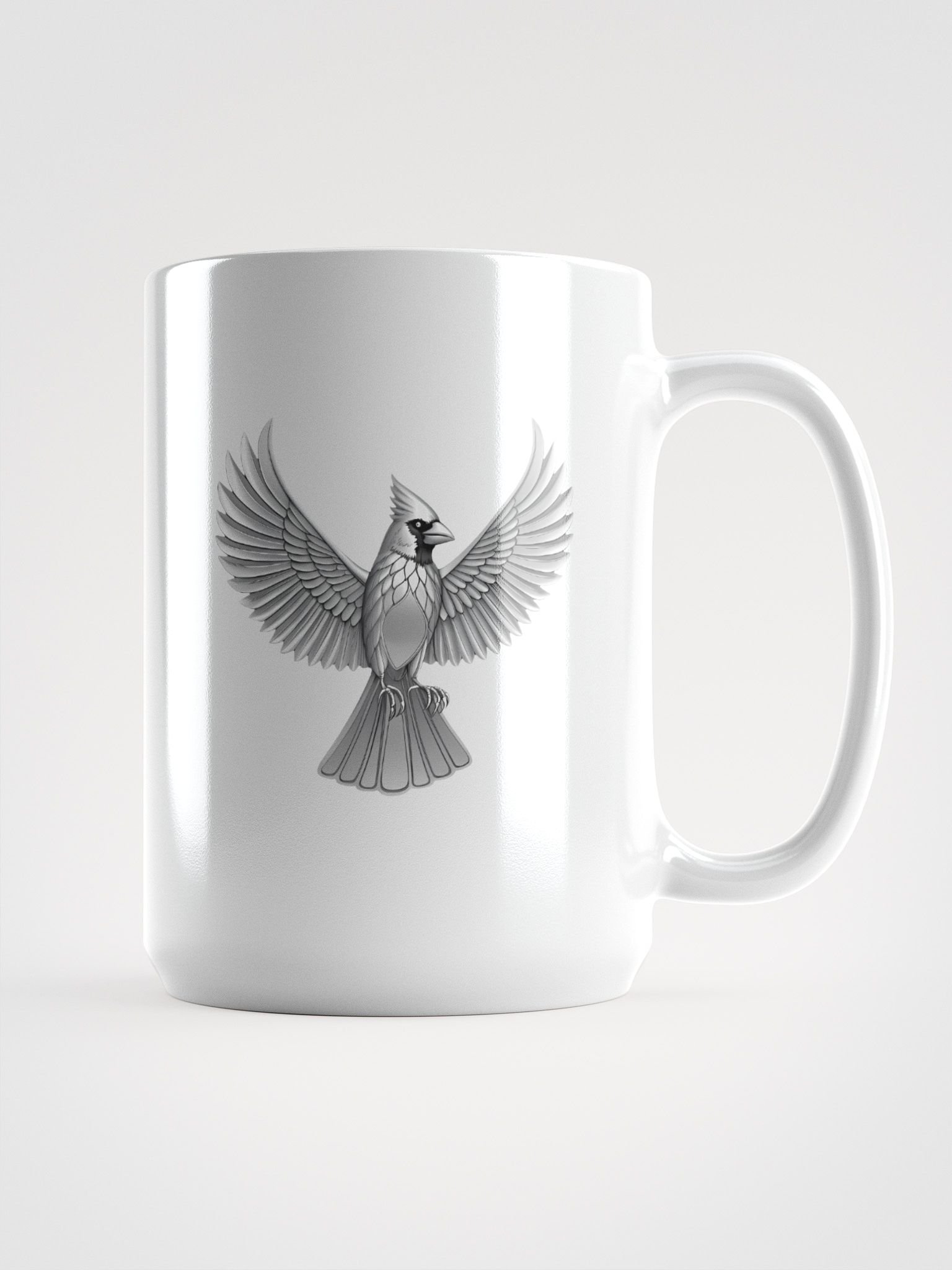 Symmetrical Wings White Glossy Mug product image (1)