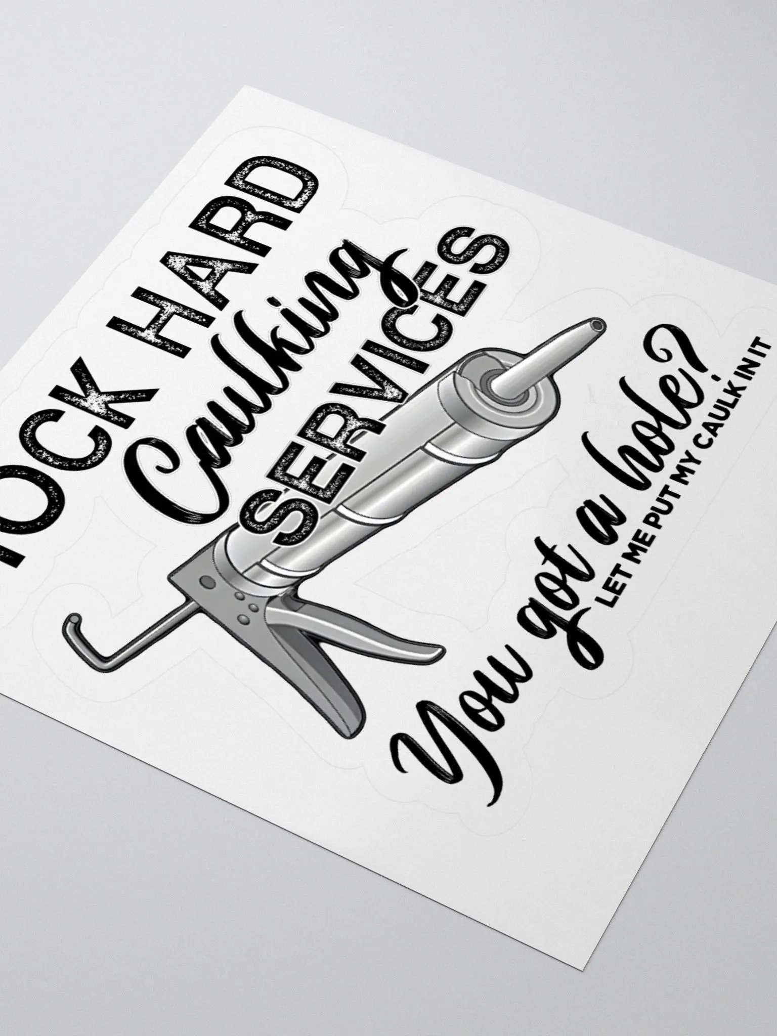 Rock Hard Caulking Services Sticker product image (3)