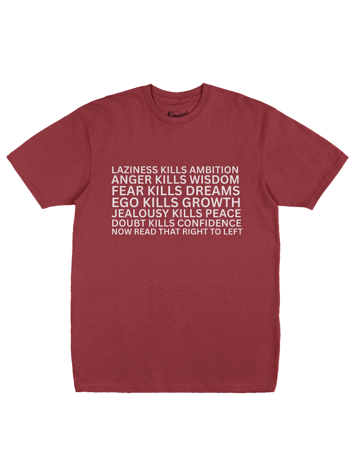 Ambition Kills Laziness 100% Cotton T-shirt product image (8)