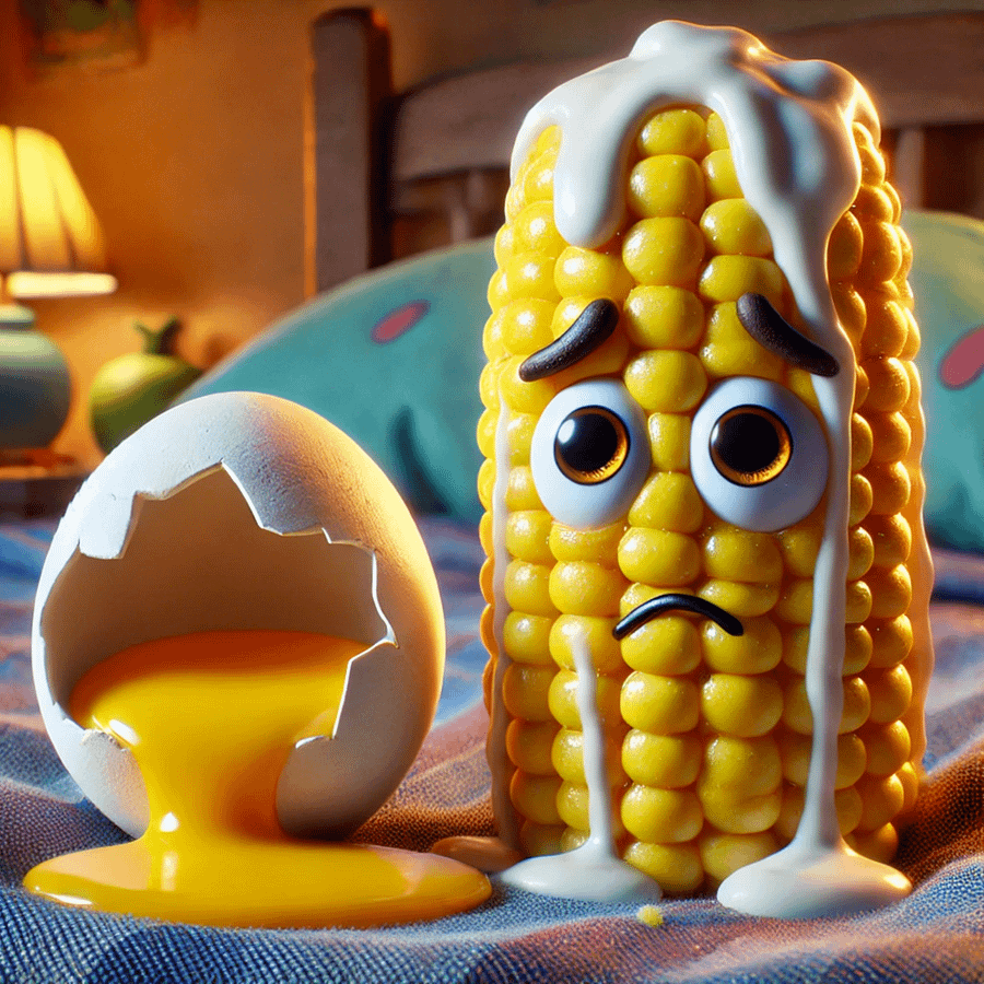 Rude Fruit Digital Download Corn n Egg product image (1)