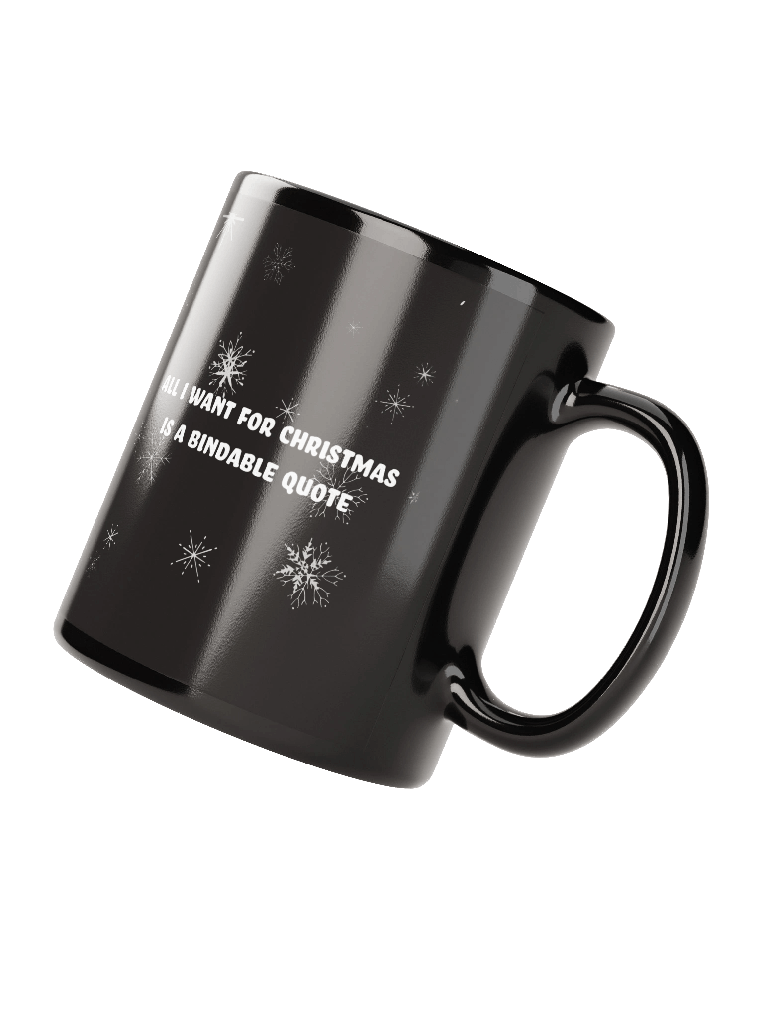 Christmas Quote Black Mug product image (4)