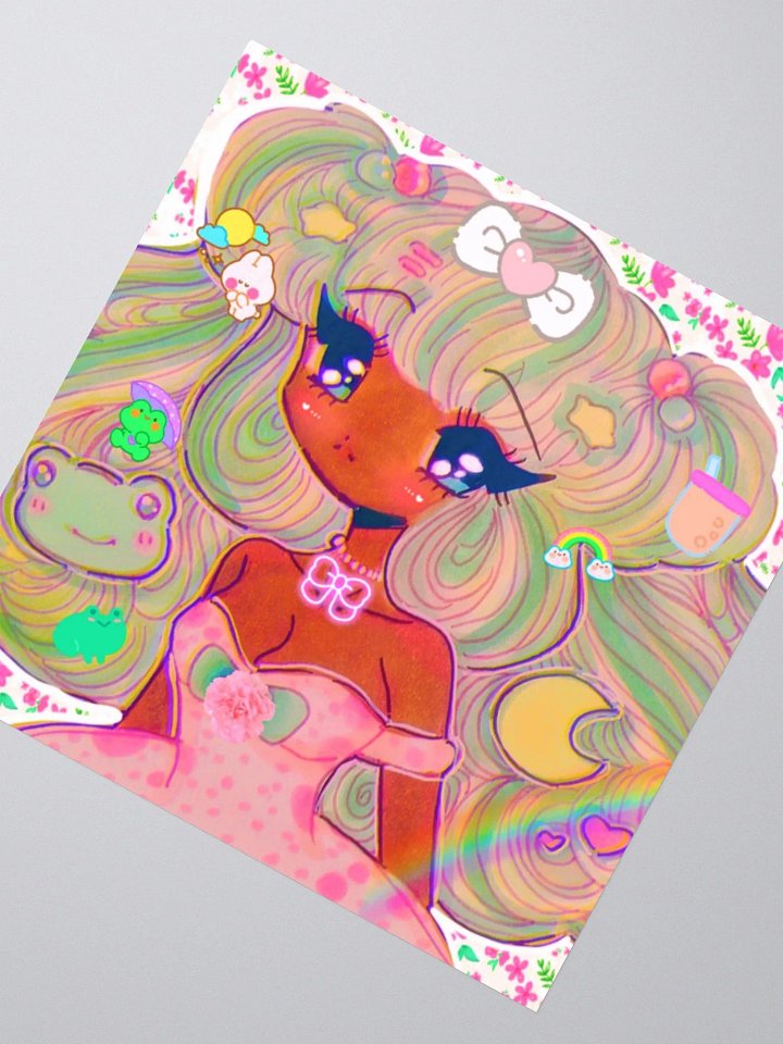 Froggy Princess Sticker product image (6)
