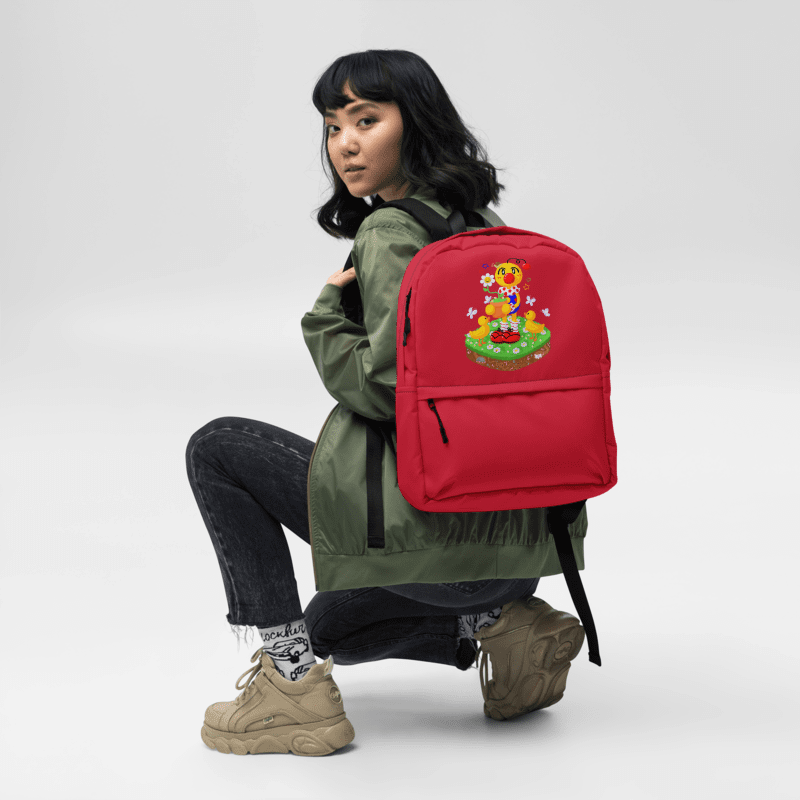 Red Boyoyoing Flower Pot Island Backpack product image (6)