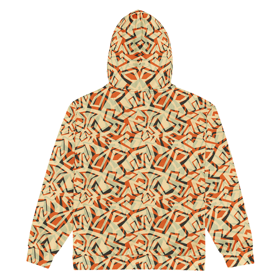 Orange Grunge 2 | Recycled ZIP Unisex Hoodie product image (4)