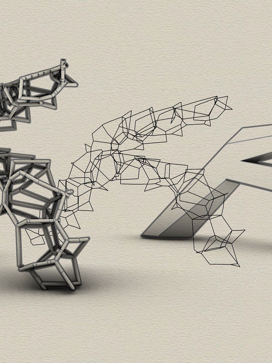 Voronoi 3d over Volume Parametric Facade Design Grasshopper Rhino Files Download product image (3)
