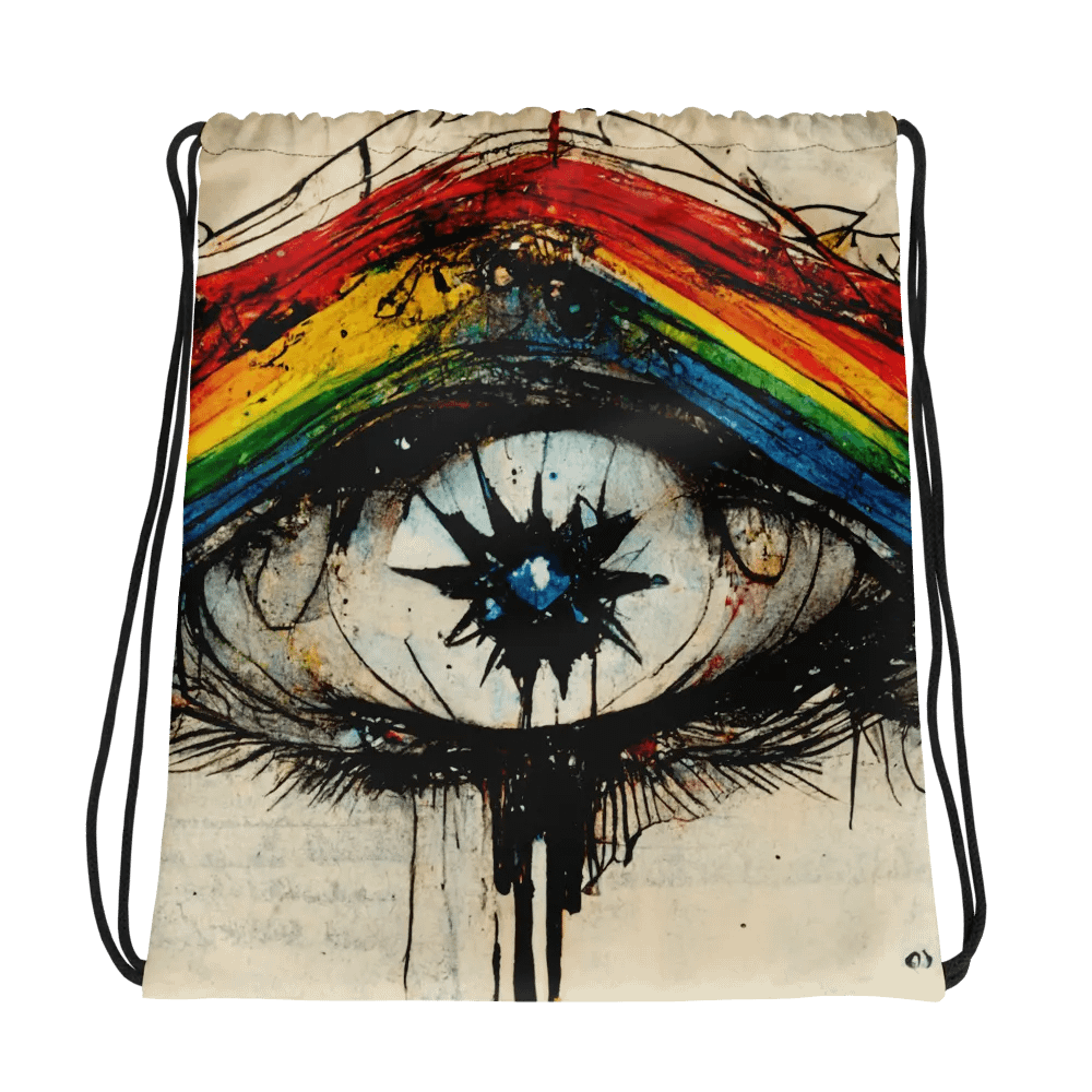 Rainbow Eye Allure Drawstring Bag product image (1)