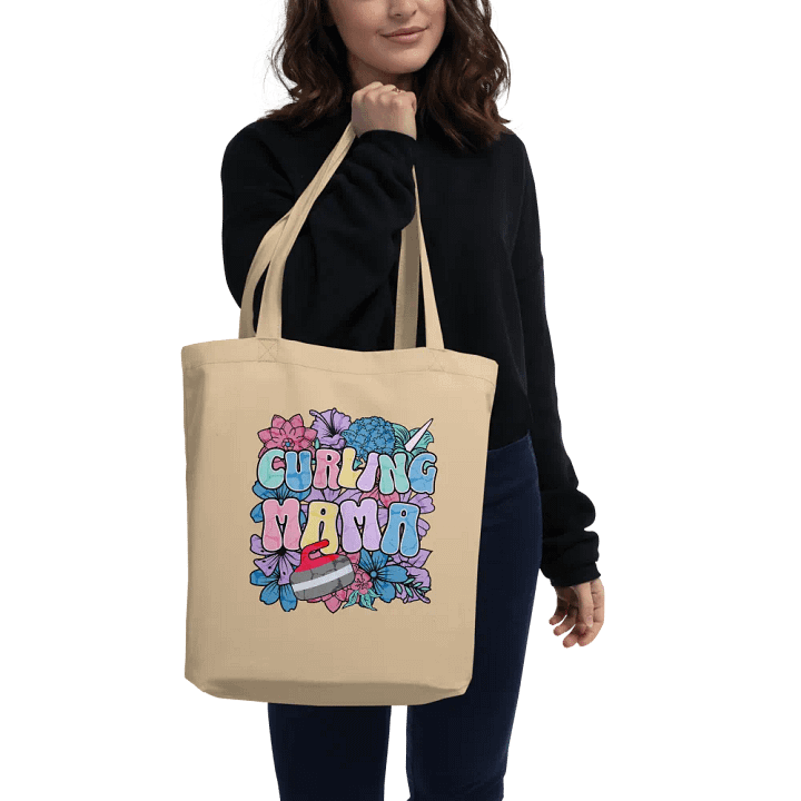 Curling Mama Floral Tote Bag product image (2)