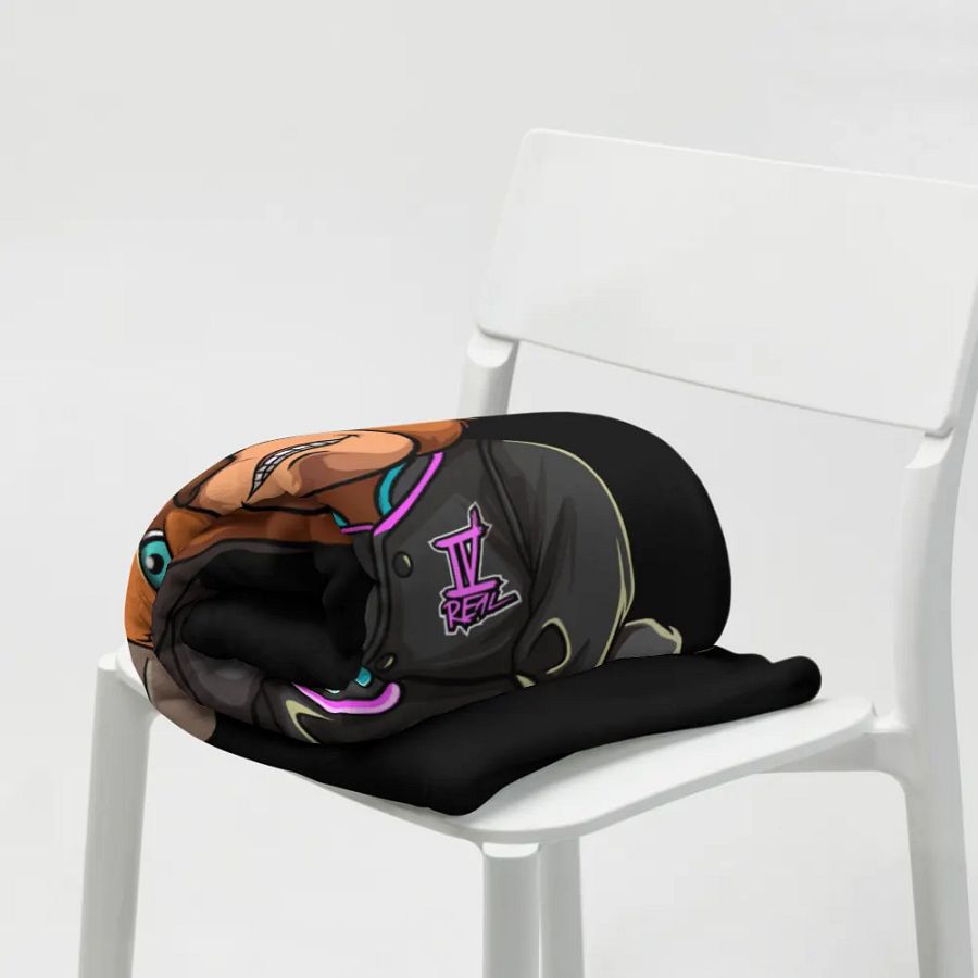 Sitting Bear Throw Blanket product image (3)