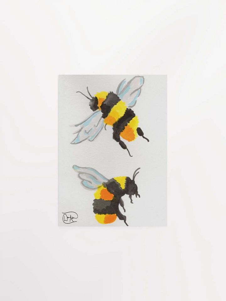 Beebert & Beetrice Watercolour Print product image (1)