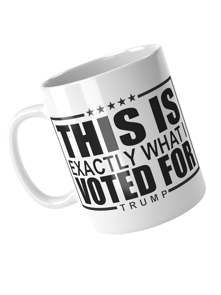 This Is What I Voted For Mug (White) product image (1)