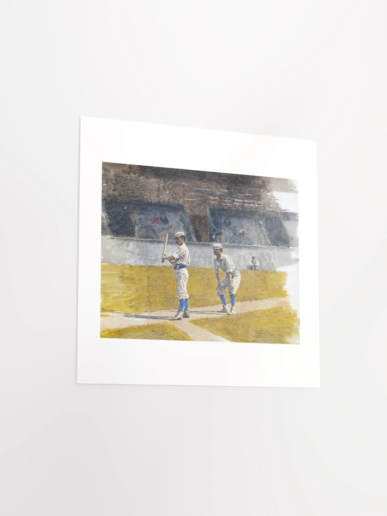 Baseball Players Practicing by Thomas Eakins - Print product image (4)