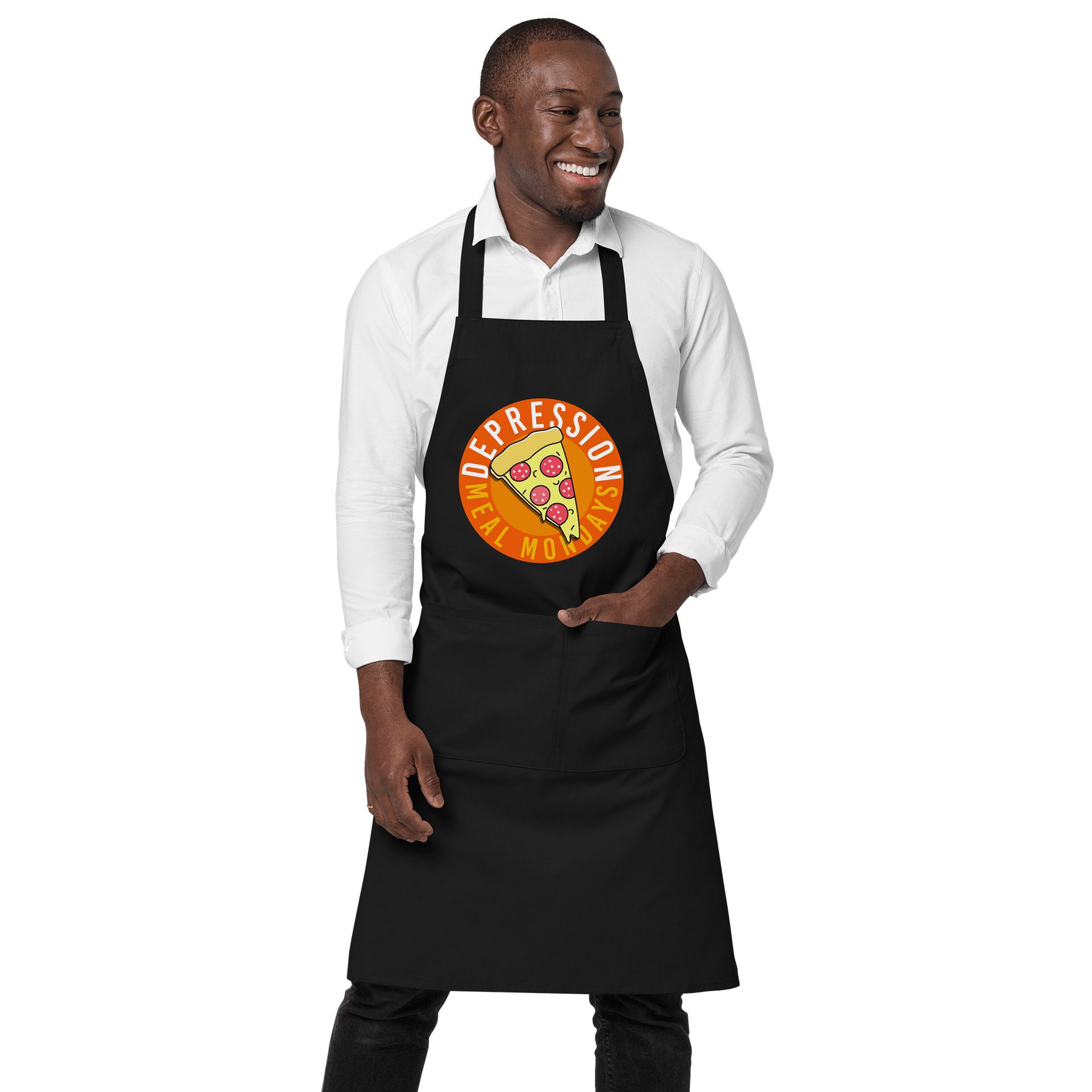 Depression Meal Mondays Logo Apron product image (1)