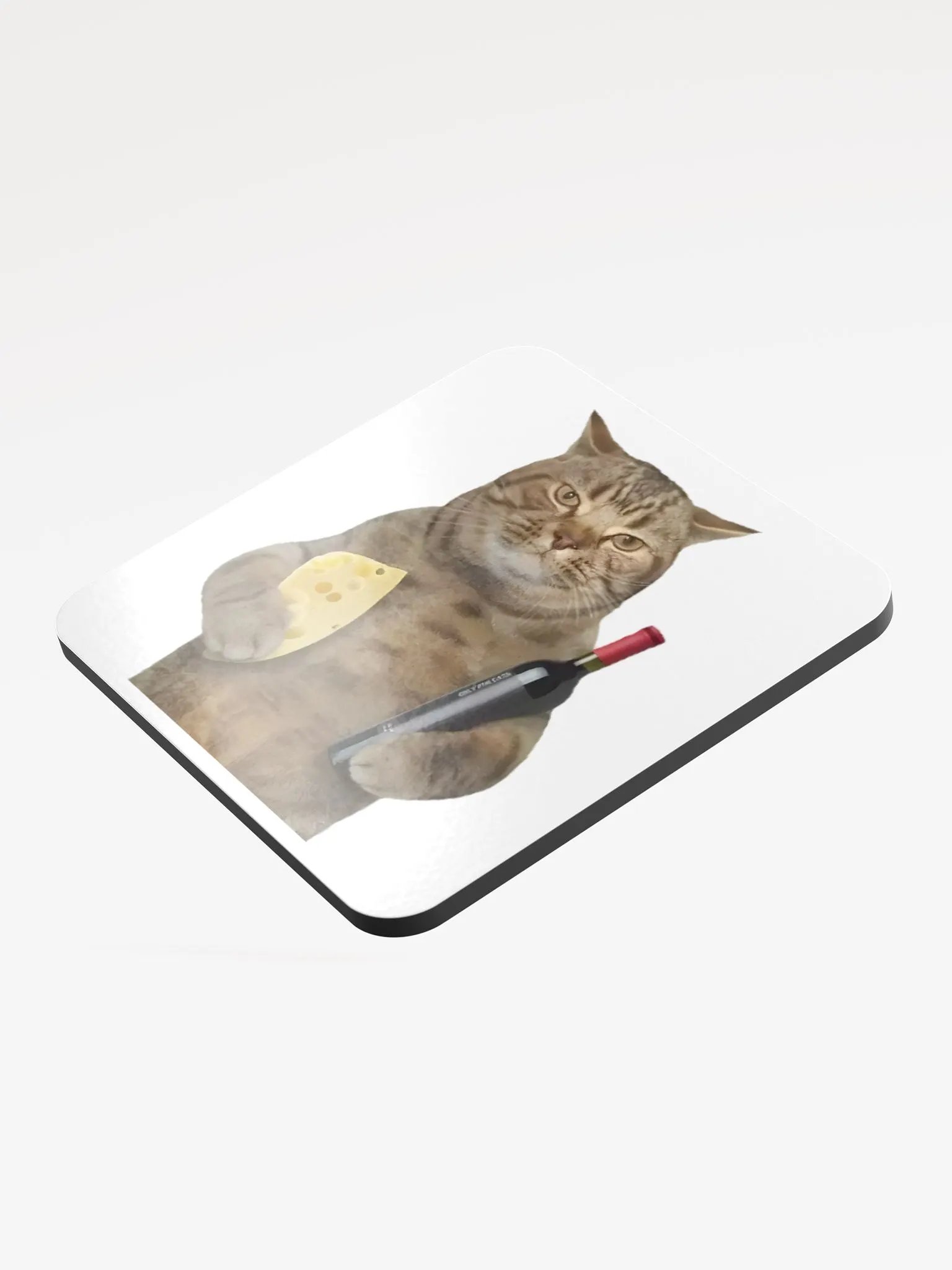 Glossed Cork Coaster: Meme Cats product image (3)