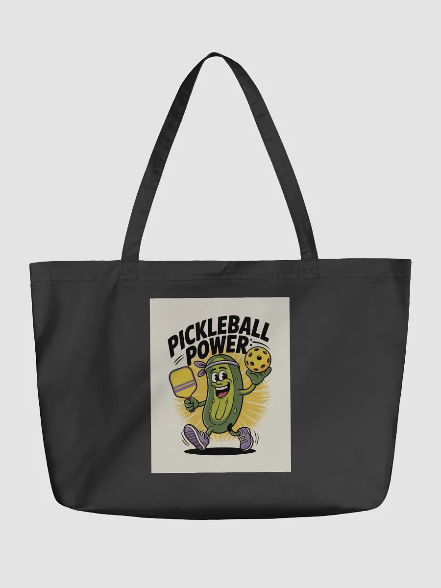 Pickleball Power Large Tote Bag – Fun & Spacious Pickleball Gift product image (2)