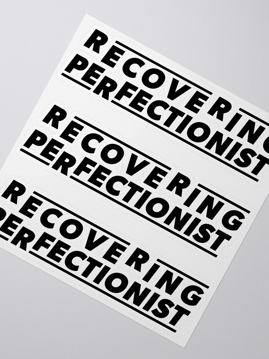 Recovering Perfectionist Stickers product image (2)