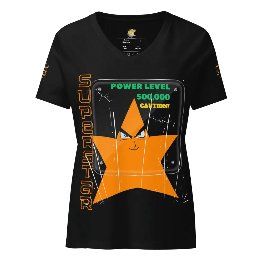 Power Star Internal Strength Women's Relaxed V-Neck T-Shirt product image (7)