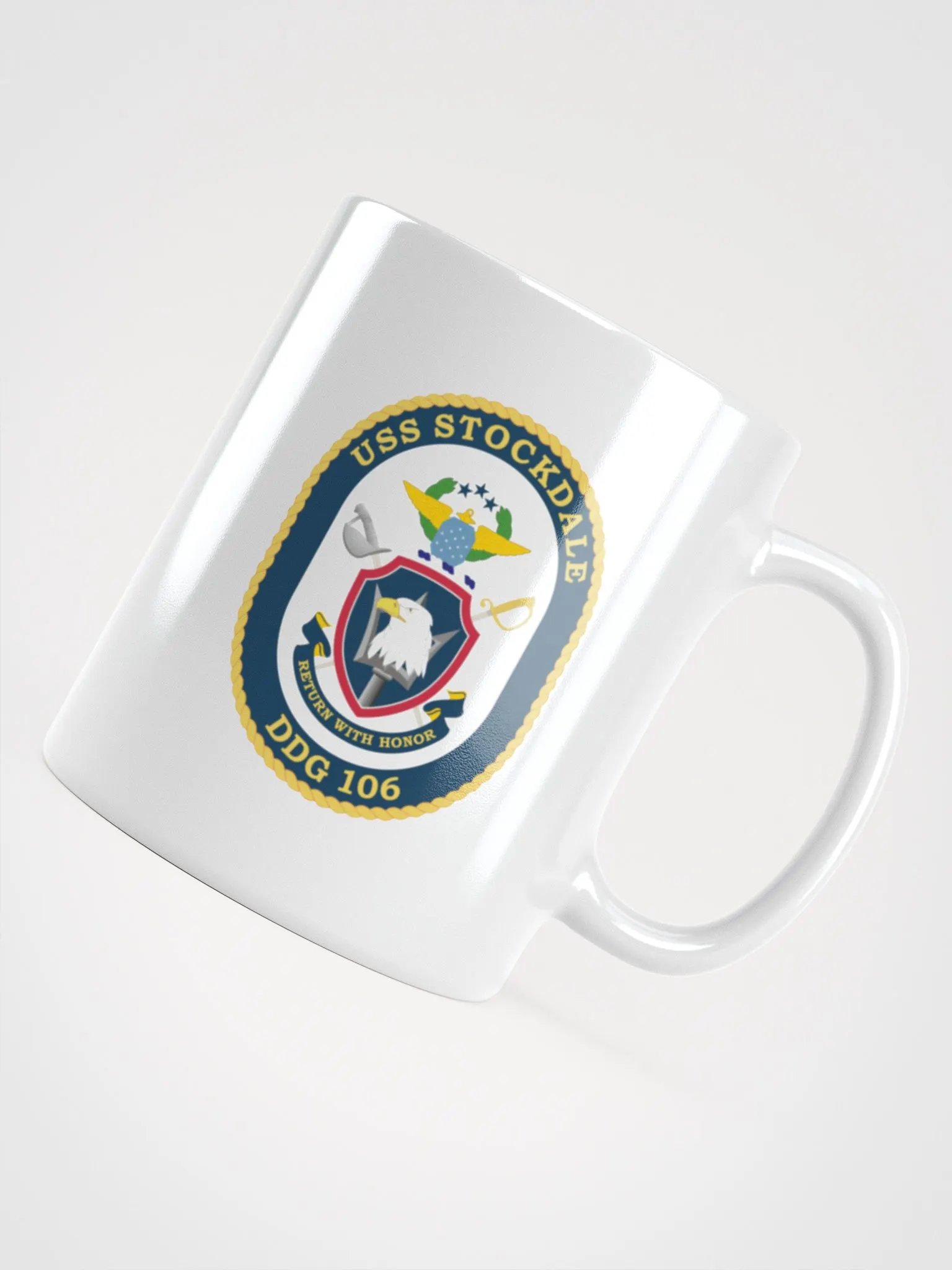 USS Stockdale DDG 106: White Coffee Cup product image (4)