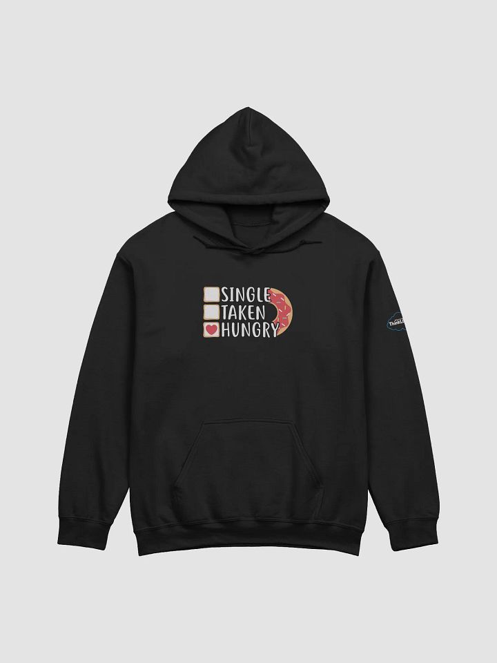 Single. Taken. Hungry. Hoodie – Donut Edition (Dark) product image (1)