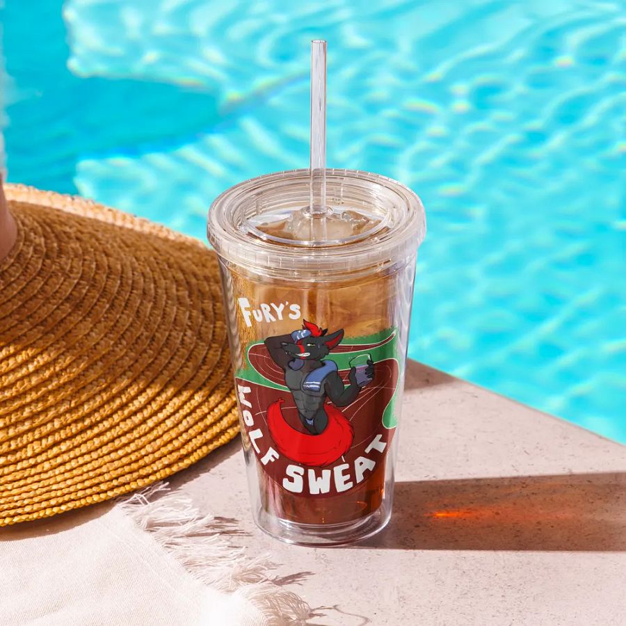 Fury's Wolf Sweat Double Wall Tumbler product image (10)