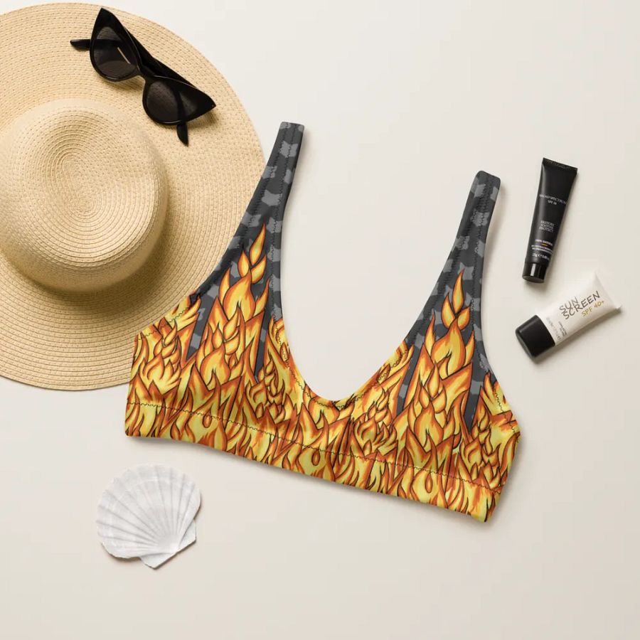Flames of Burnette Bikini Top product image (7)