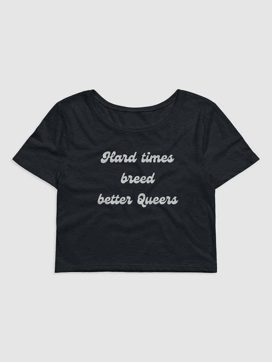 Hard Times Crop Top White product image (1)