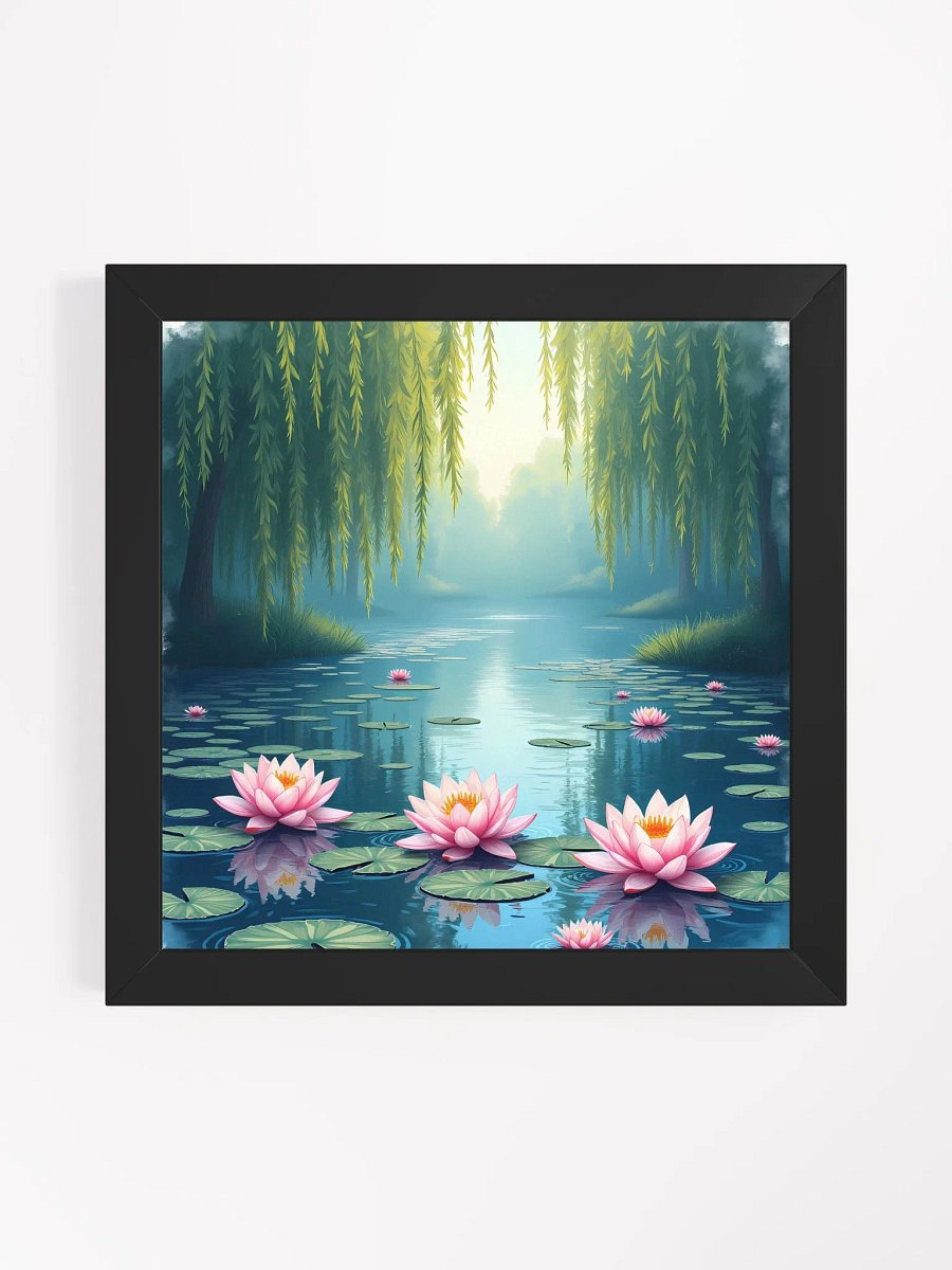Tranquil Lily Pond Framed Art product image (1)