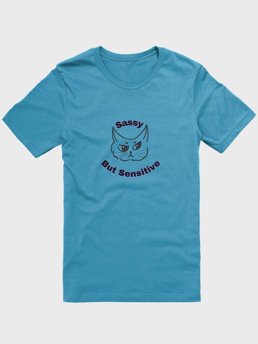 Sassy But Sensitive Cat Face T-Shirt product image (2)