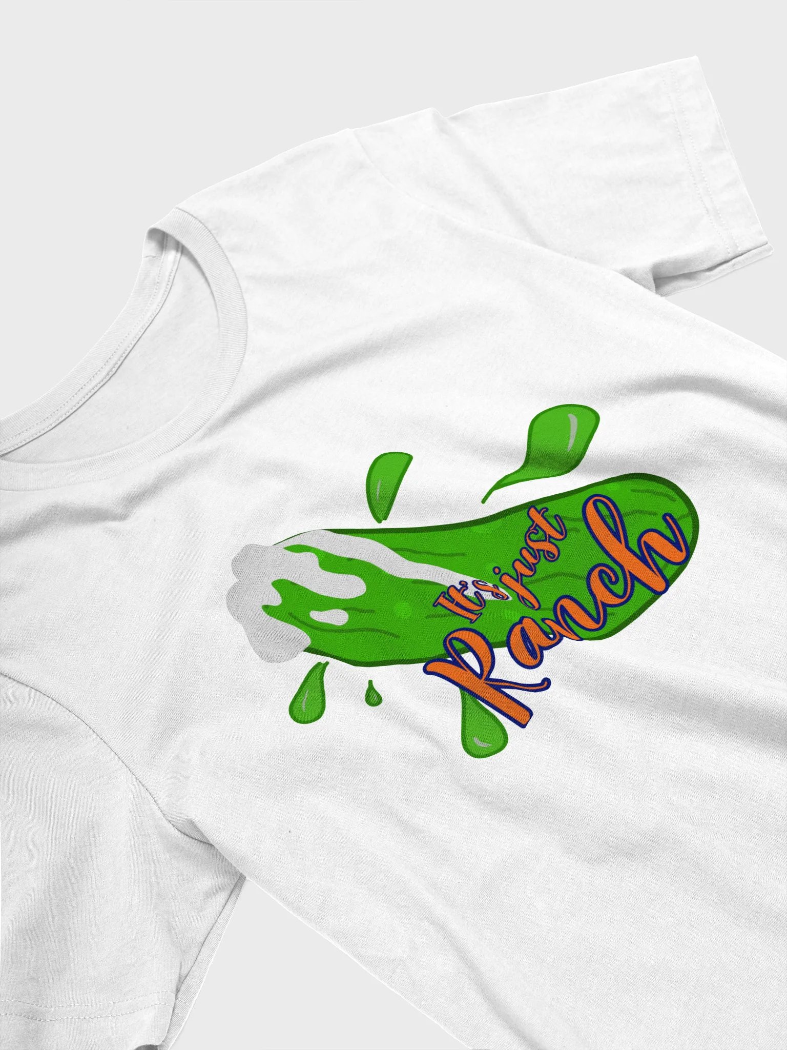 F&B "It's Just Ranch" white t-shirt product image (3)