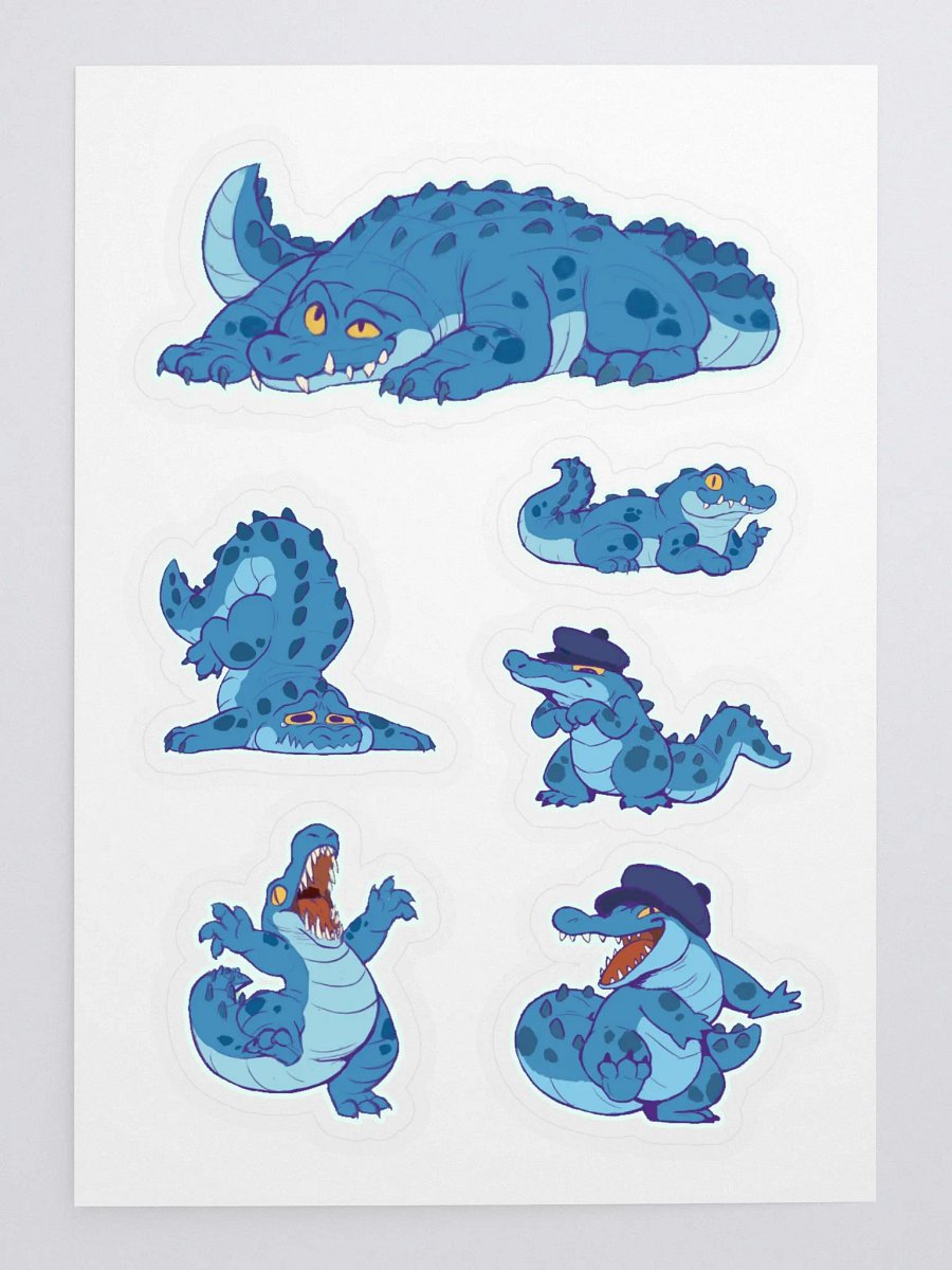 Full gator Sticker Sheet product image (3)