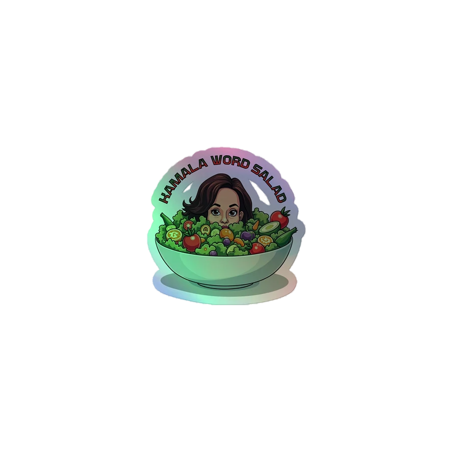 Kamala Word Salad Holographic Sticker Sheet product image (1)