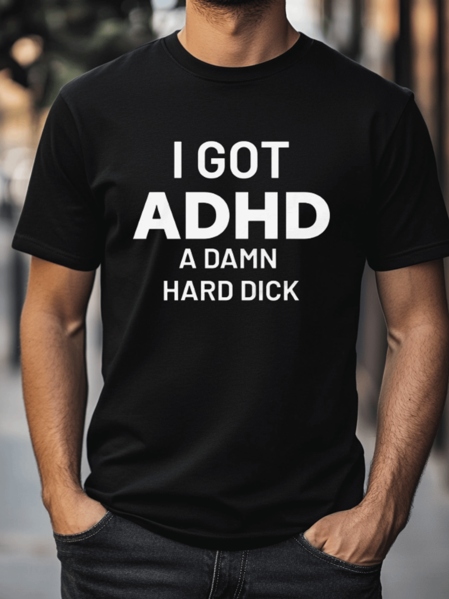 I Got ADHD A Damn Hard Dick Shirt product image (2)