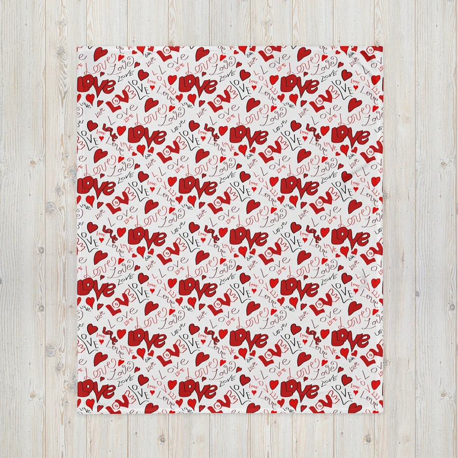 Love and Hearts Throw Blanket product image (6)