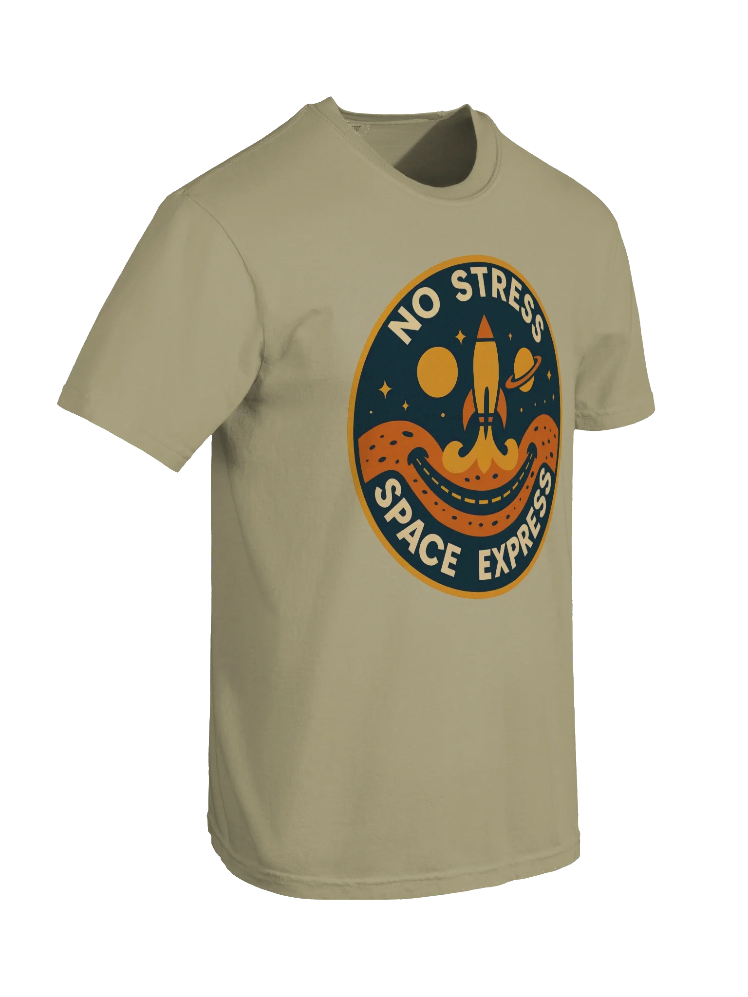No Stress Space Express - Full-size Logo T-shirt product image (5)