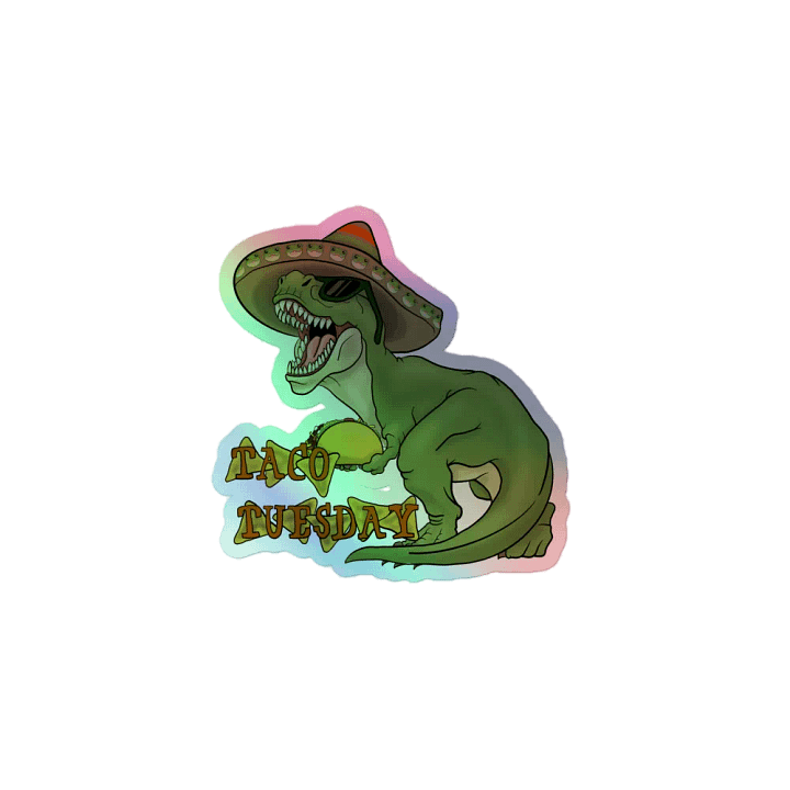 Taco Tuesday Holo Sticker product image (1)