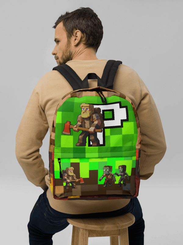 Patient PixelZ All-Over Print Backpack (PixelZ My Craft) product image (8)