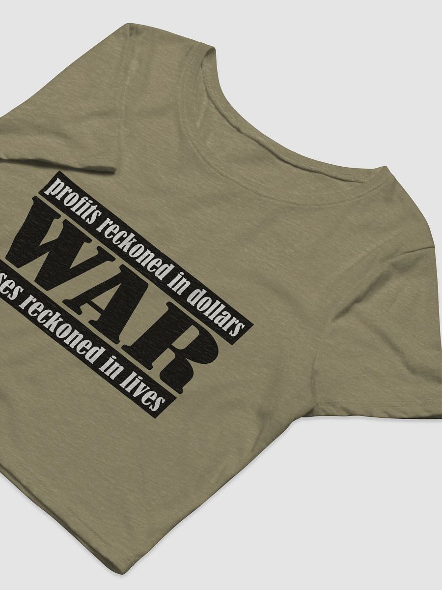 The Cost Of War - Bella+Canvas Women's Crop Tee product image (3)