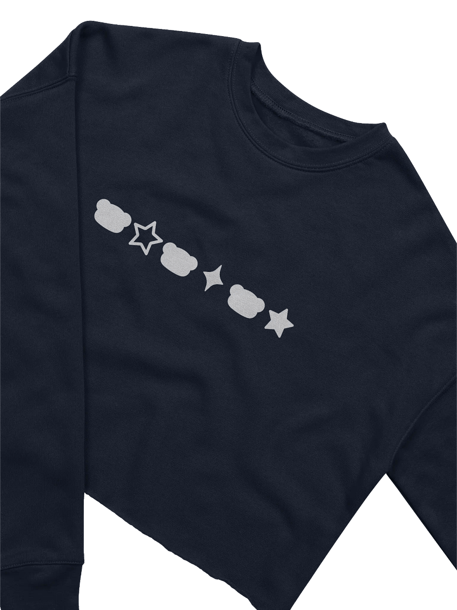 Hold fast and Bear Down Fleece Crop Sweatshirt product image (6)