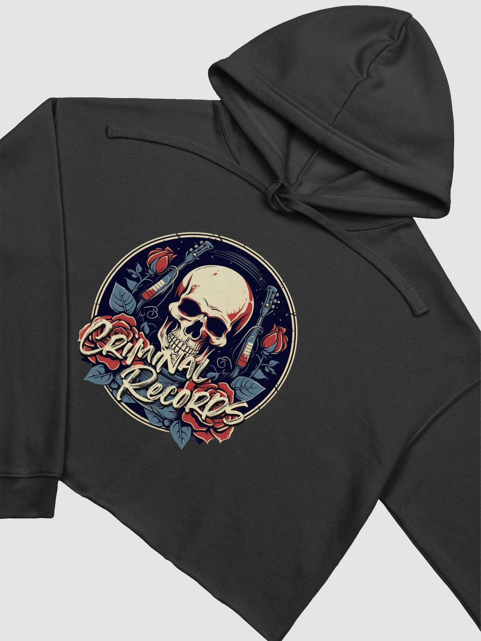 Criminal Records Crop Top Hoodie product image (11)