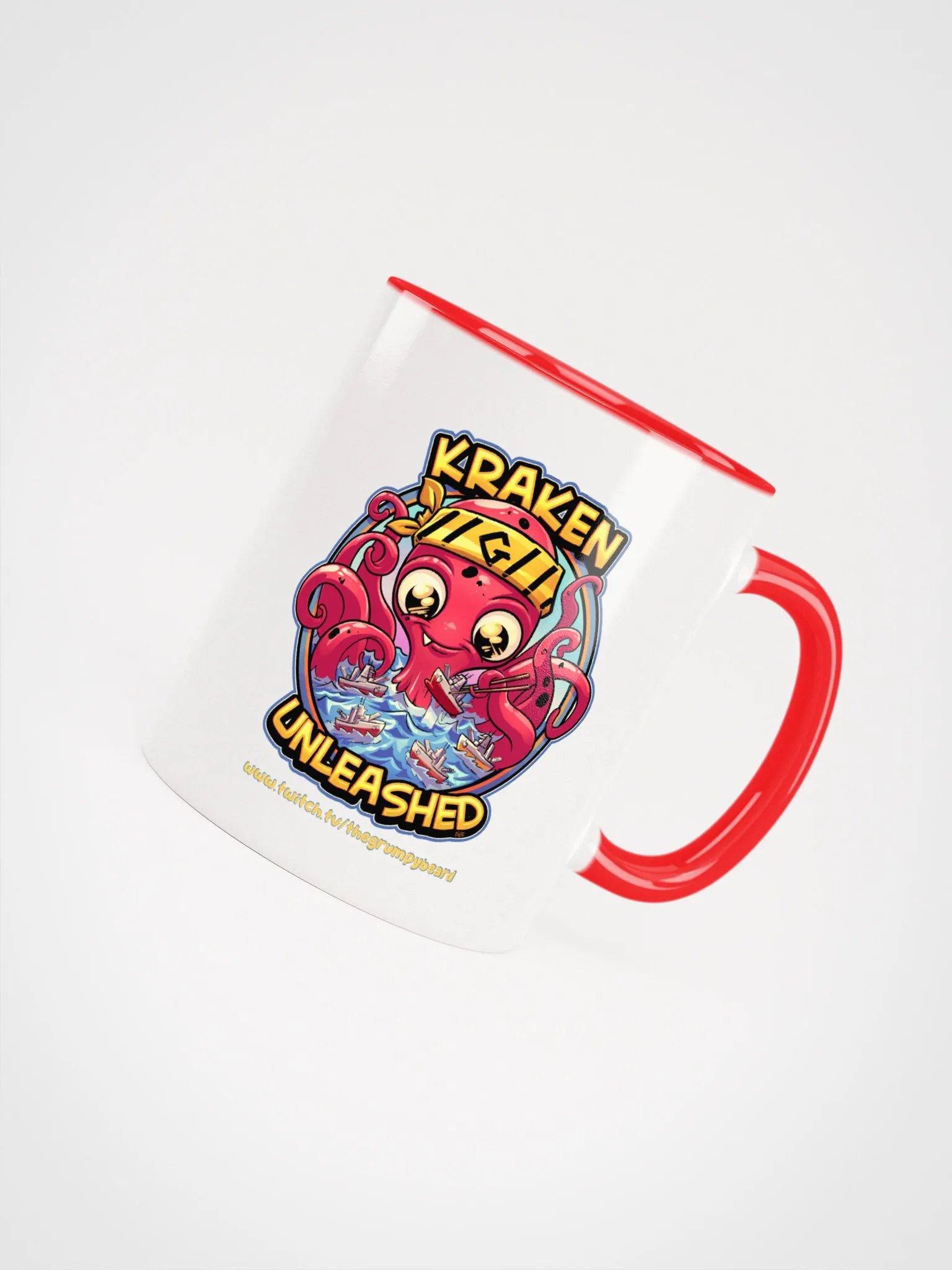 KRAKEN UNLEASHED - Ceramic Mug with Color Inside product image (59)