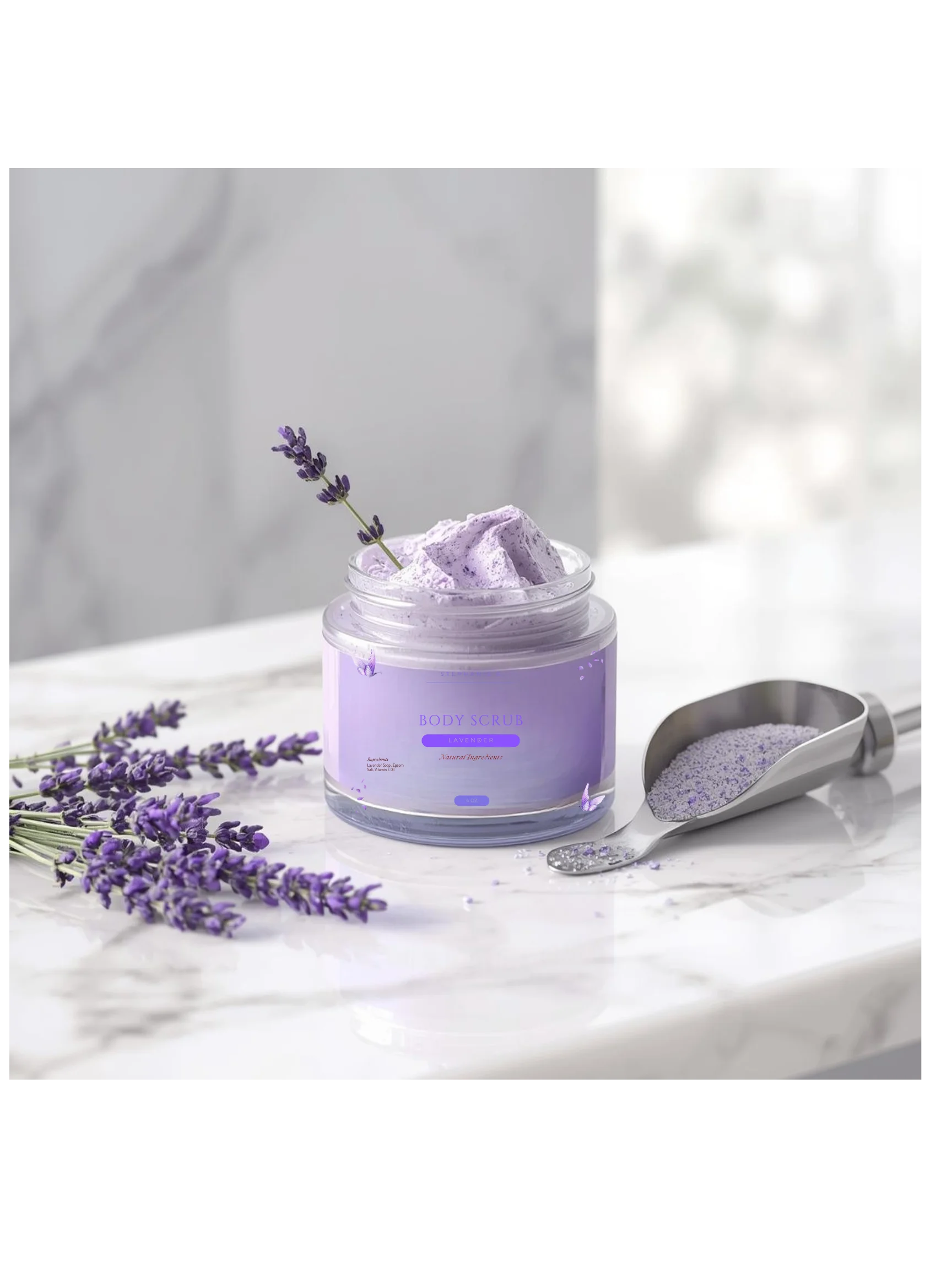 Lavender Body Scrub product image (1)