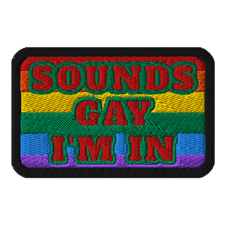 LOVA - Sounds Gay Patch product image (1)