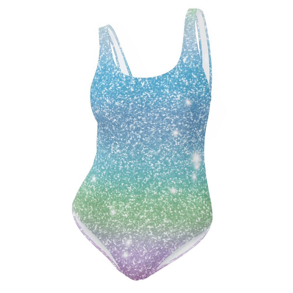 Glitter Unicorn Texture Design One Piece Swimsuit (7) product image (11)