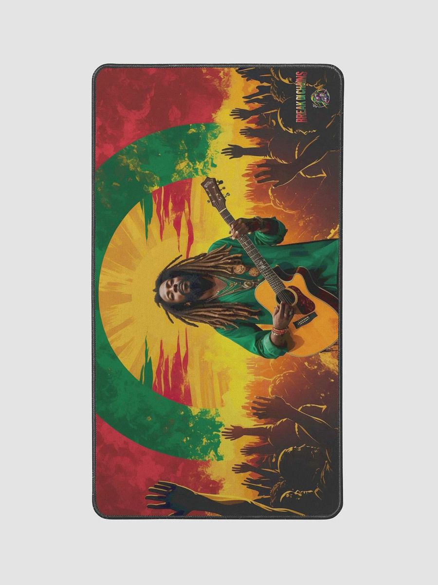 🔥 Break Di Chains – Roots Reggae Desk Mat (12x22") product image (1)